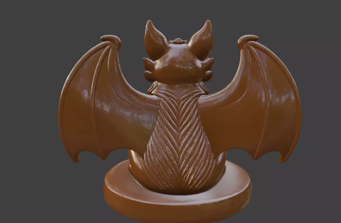 Bat Auspicious beast Divine beast 3D print model_2