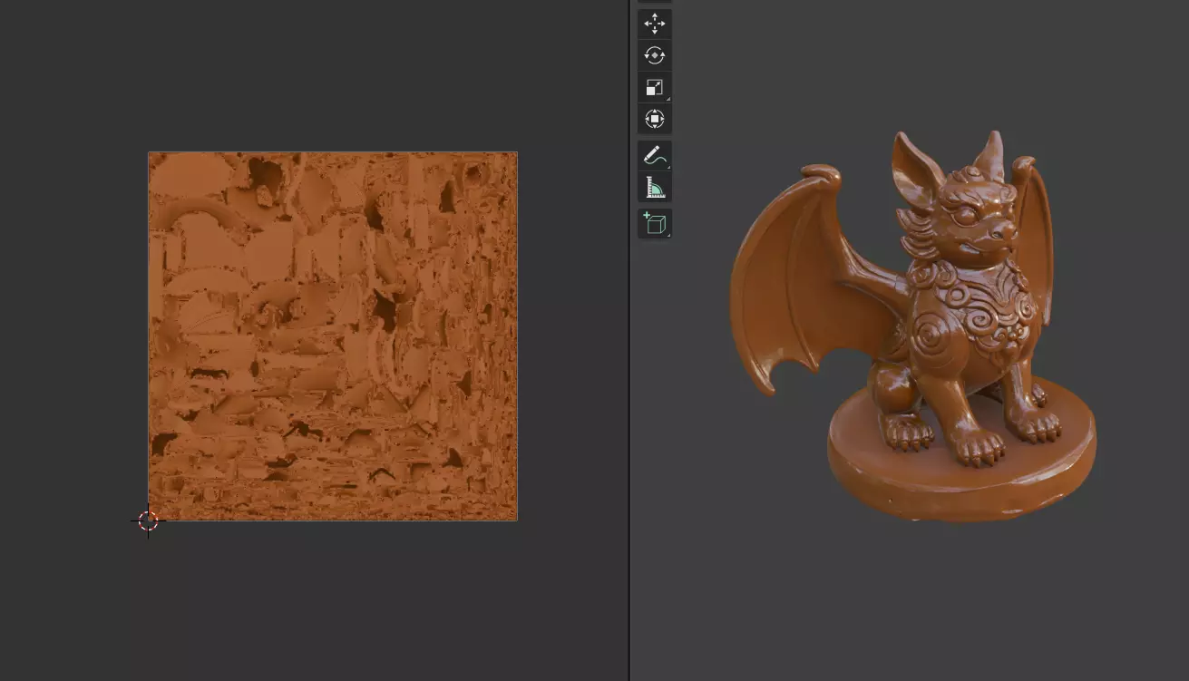 Bat Auspicious beast Divine beast 3D print model_8