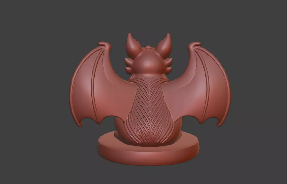 Bat Auspicious beast Divine beast 3D print model_6