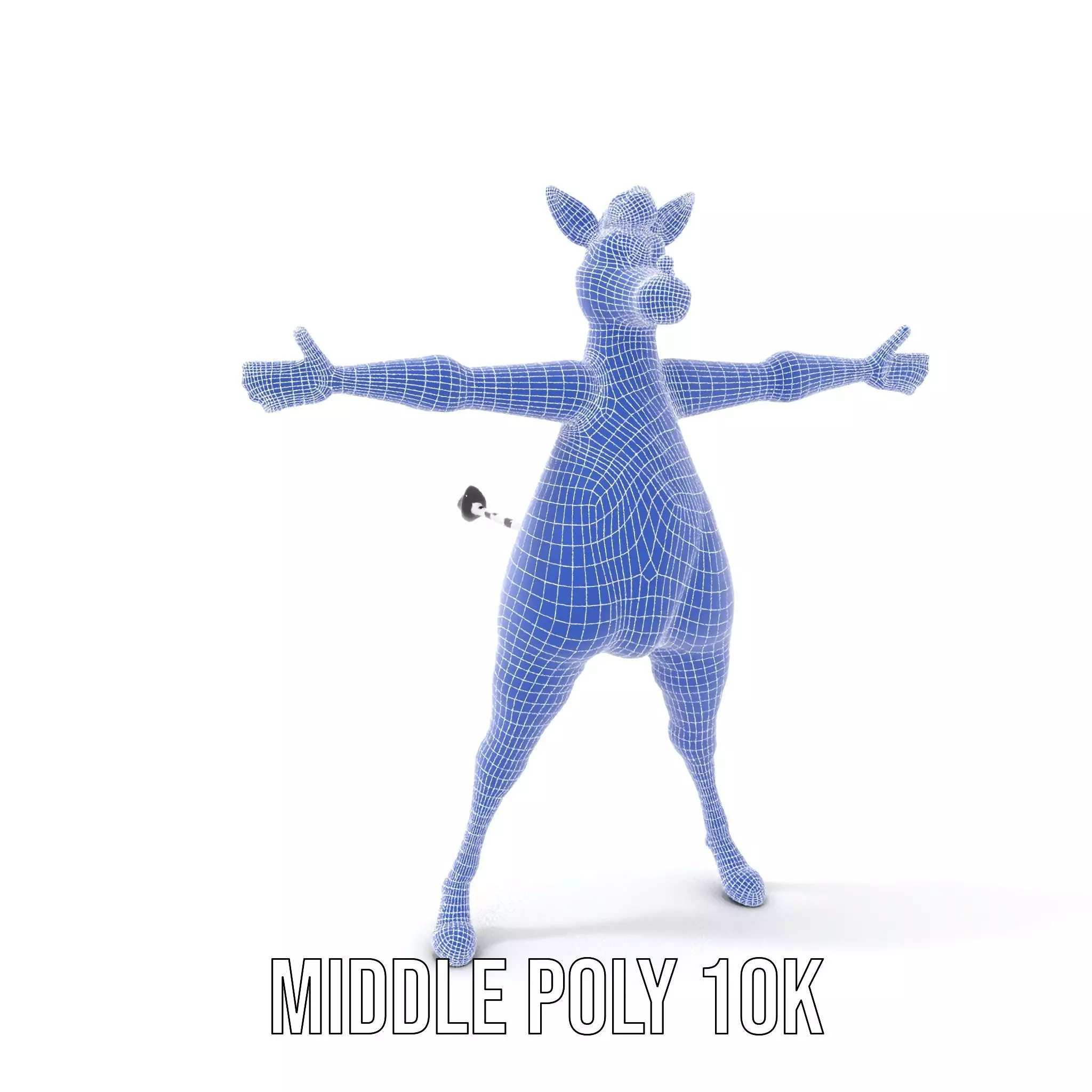 Zesty Zebra Character model pack Low-poly 3D model_23