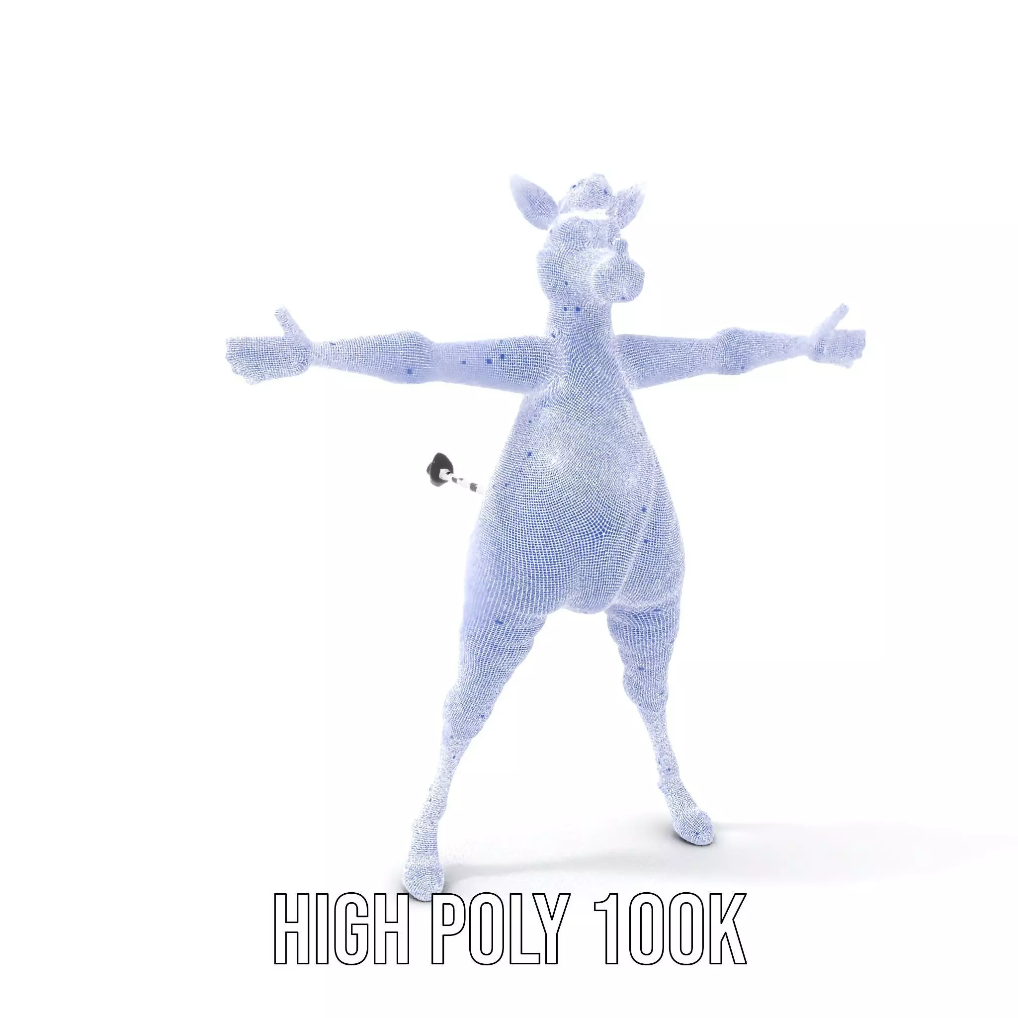 Zesty Zebra Character model pack Low-poly 3D model_5