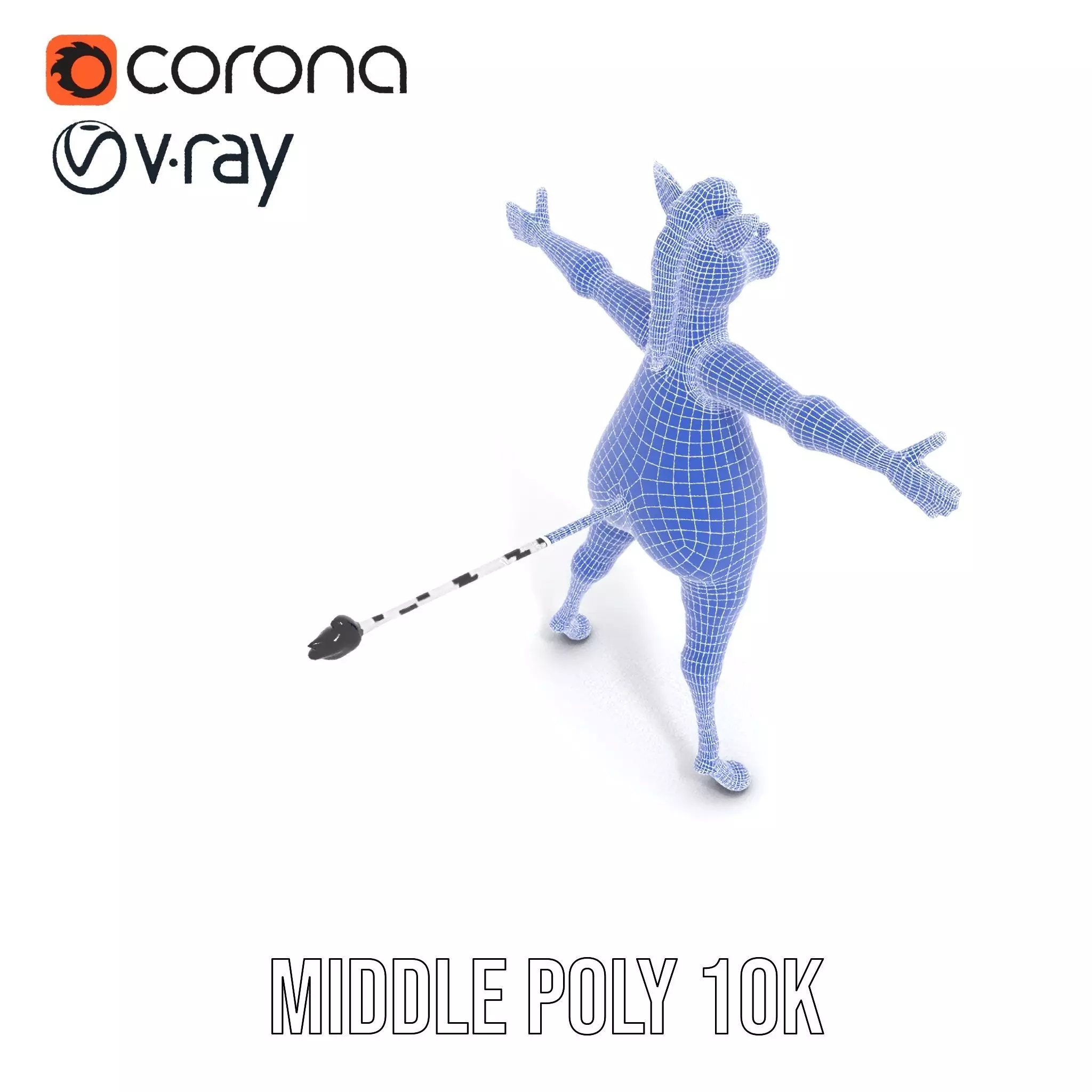 Zesty Zebra Character model pack Low-poly 3D model_29