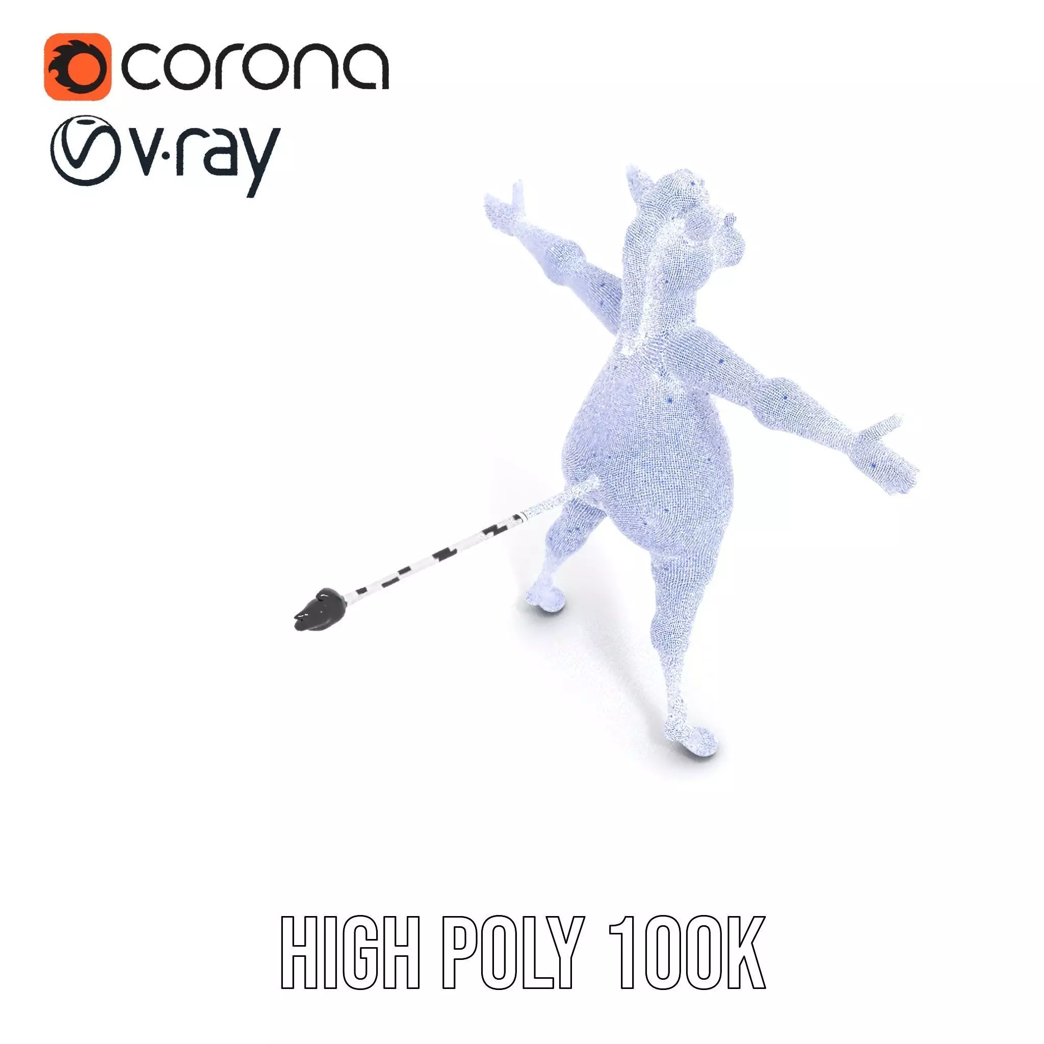 Zesty Zebra Character model pack Low-poly 3D model_34