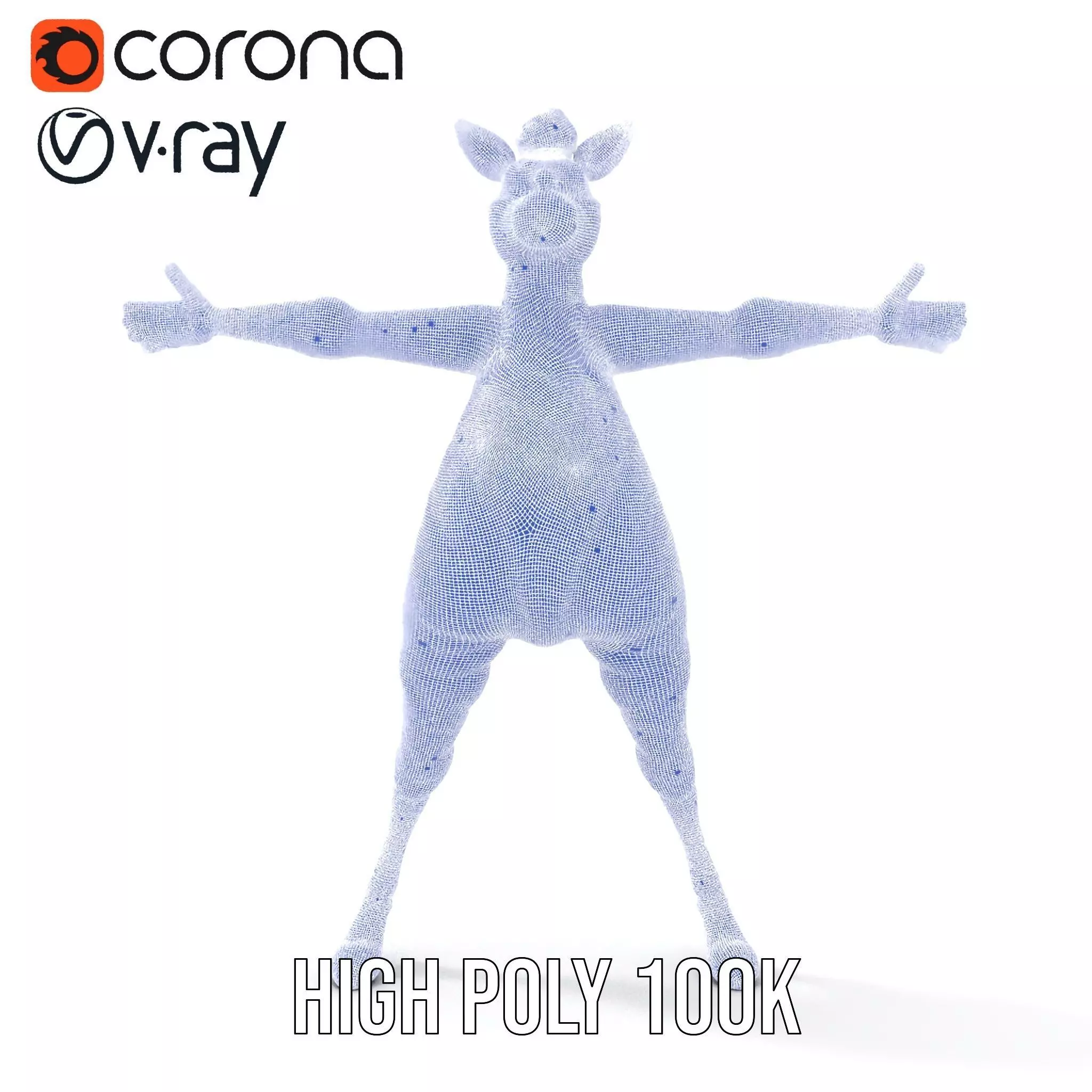 Zesty Zebra Character model pack Low-poly 3D model_33