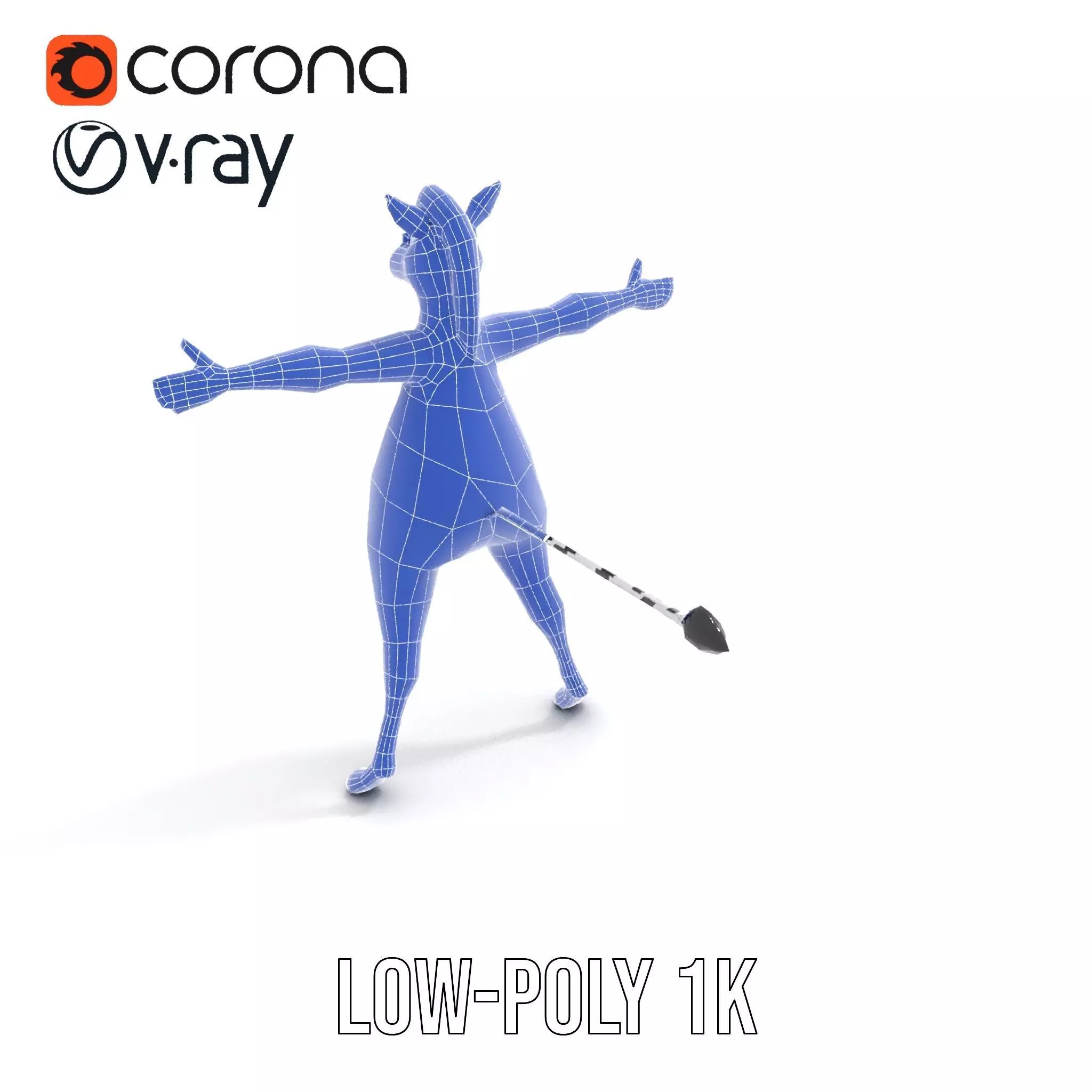 Zesty Zebra Character model pack Low-poly 3D model_18