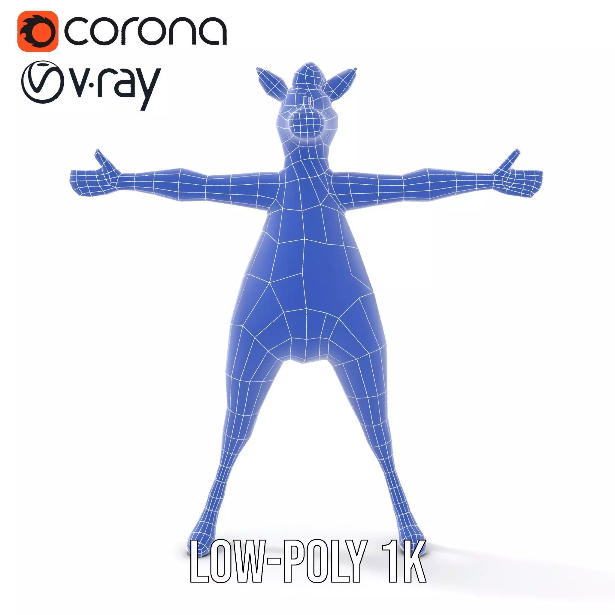 Zesty Zebra Character model pack Low-poly 3D model_27
