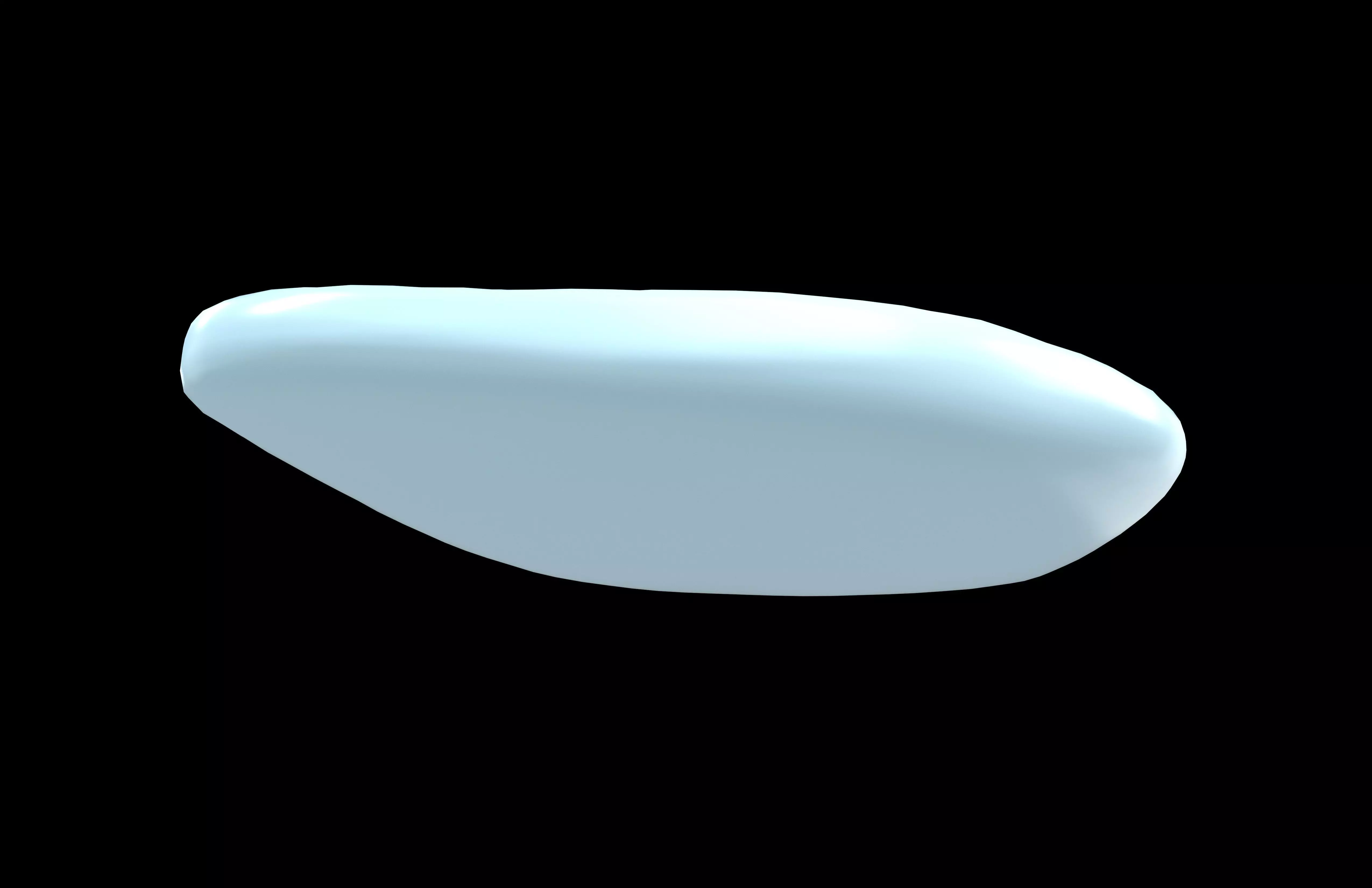 Petals Decoration Plate v1 002 Low-poly 3D model_3