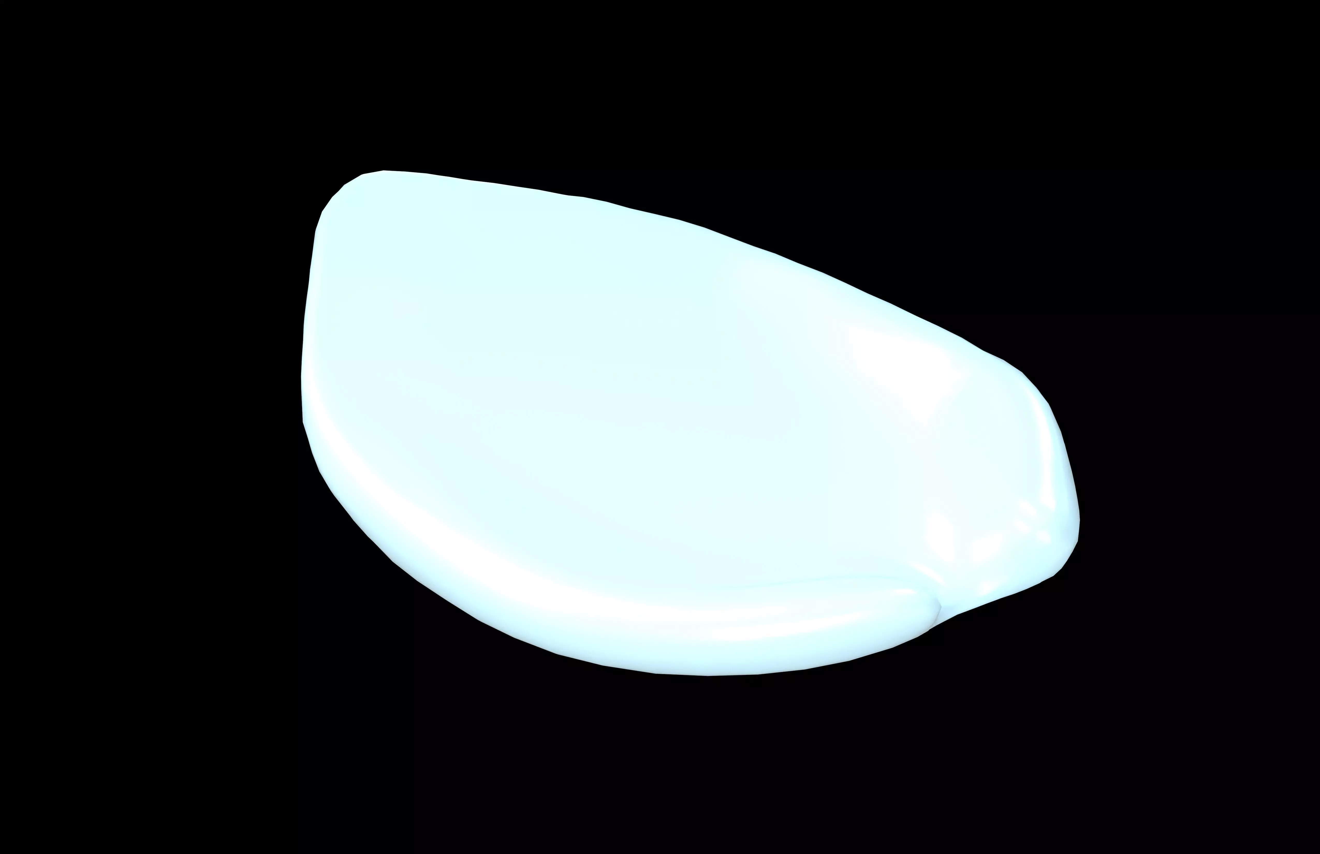 Petals Decoration Plate v1 002 Low-poly 3D model_2