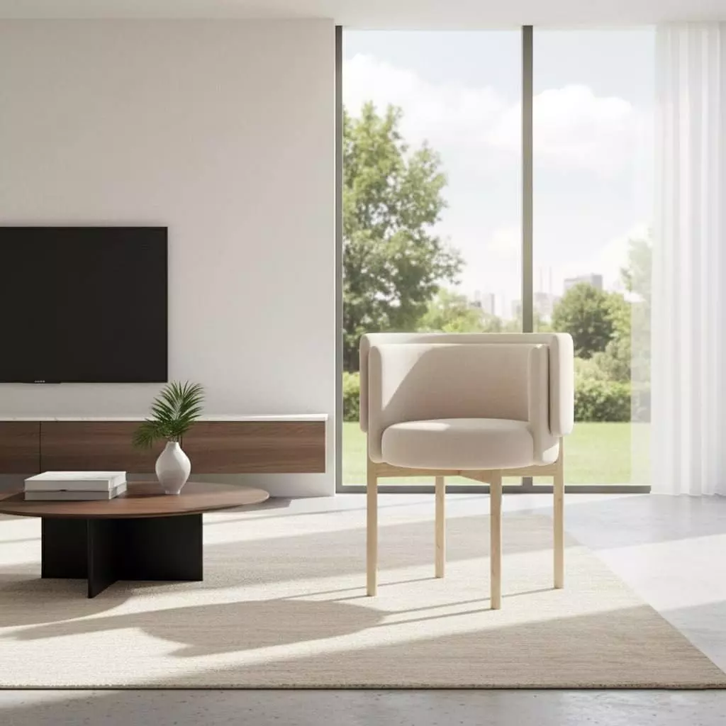 LB dining chair 3D model
