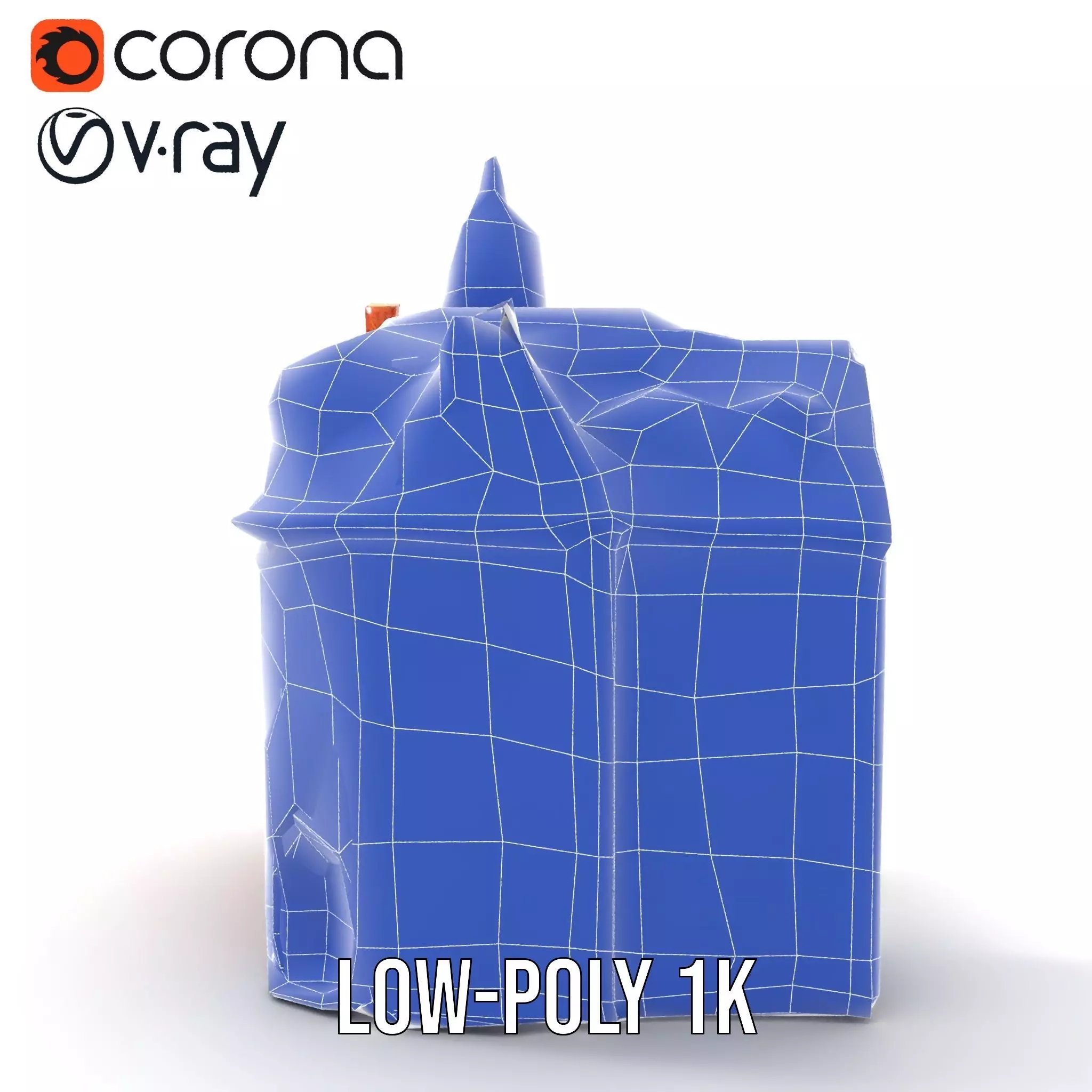 Victorian Brick House model pack Low-poly 3D model_21