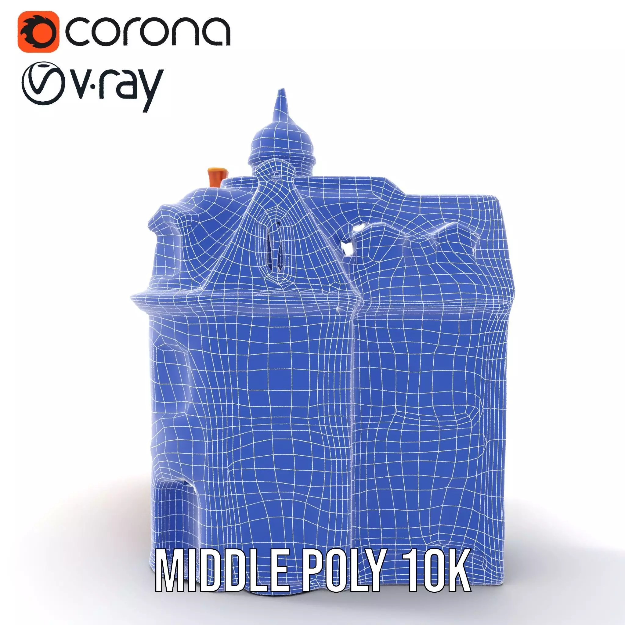 Victorian Brick House model pack Low-poly 3D model_30