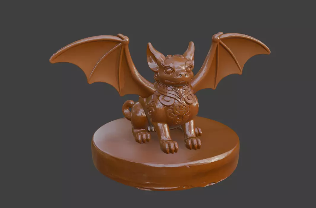 Bat Auspicious beast Divine beast 3D print model