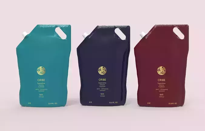 soap or oil plastic packet