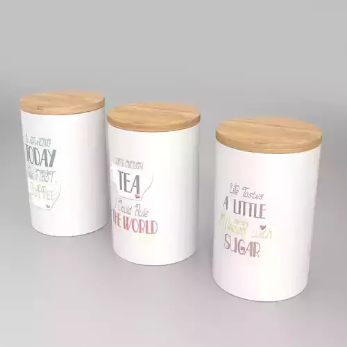 Storage Jars - Set of 3