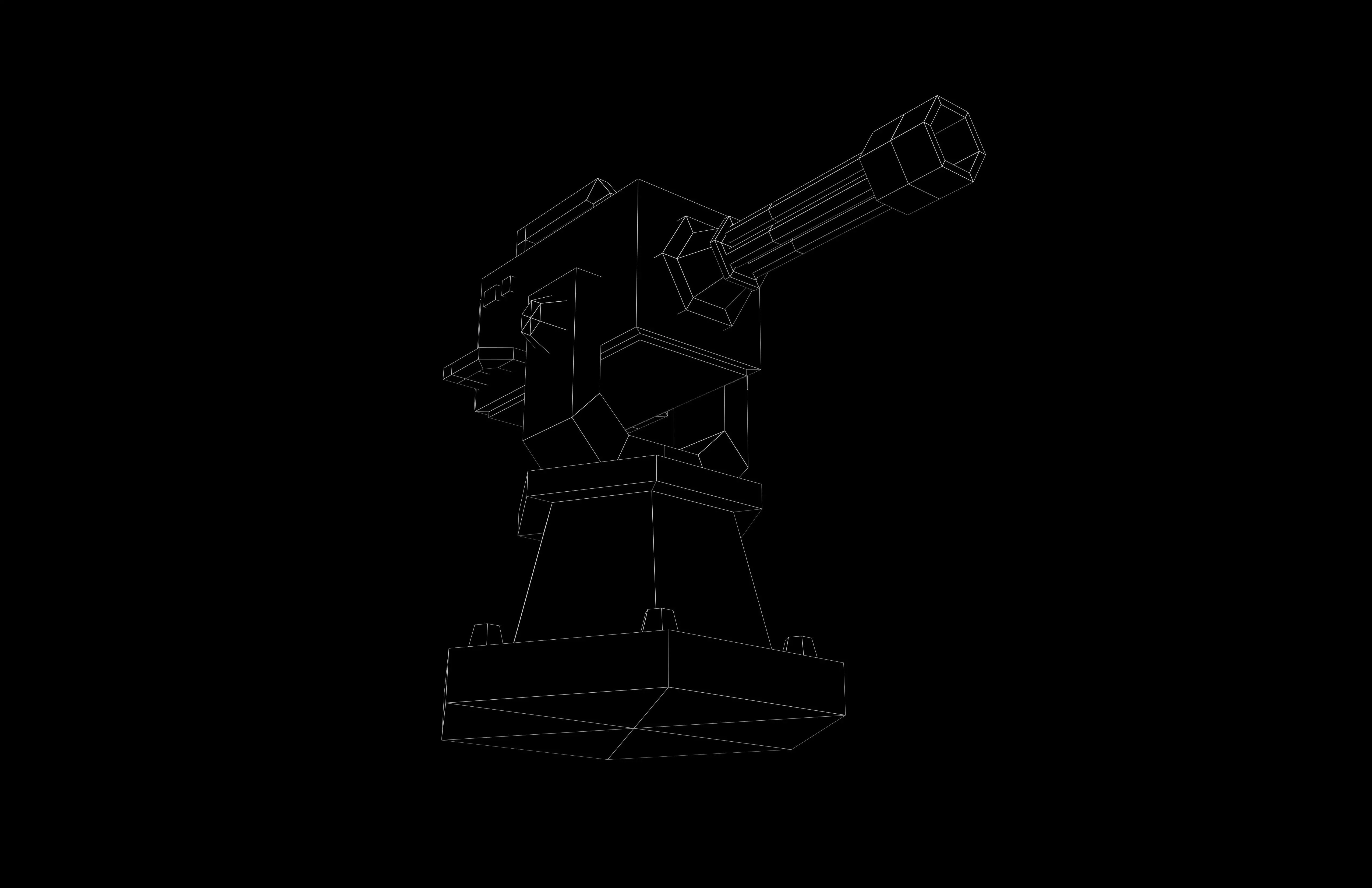 Tower Defence Mechanical v1 001 Low-poly 3D model_7