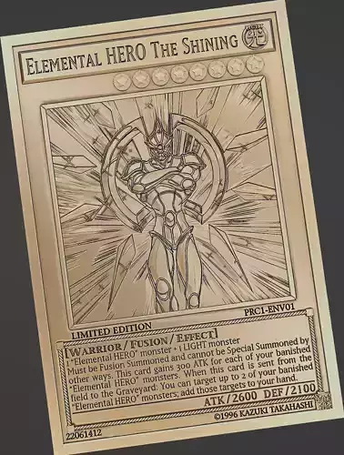 Elemental HERO The Shining - yu-gi-oh