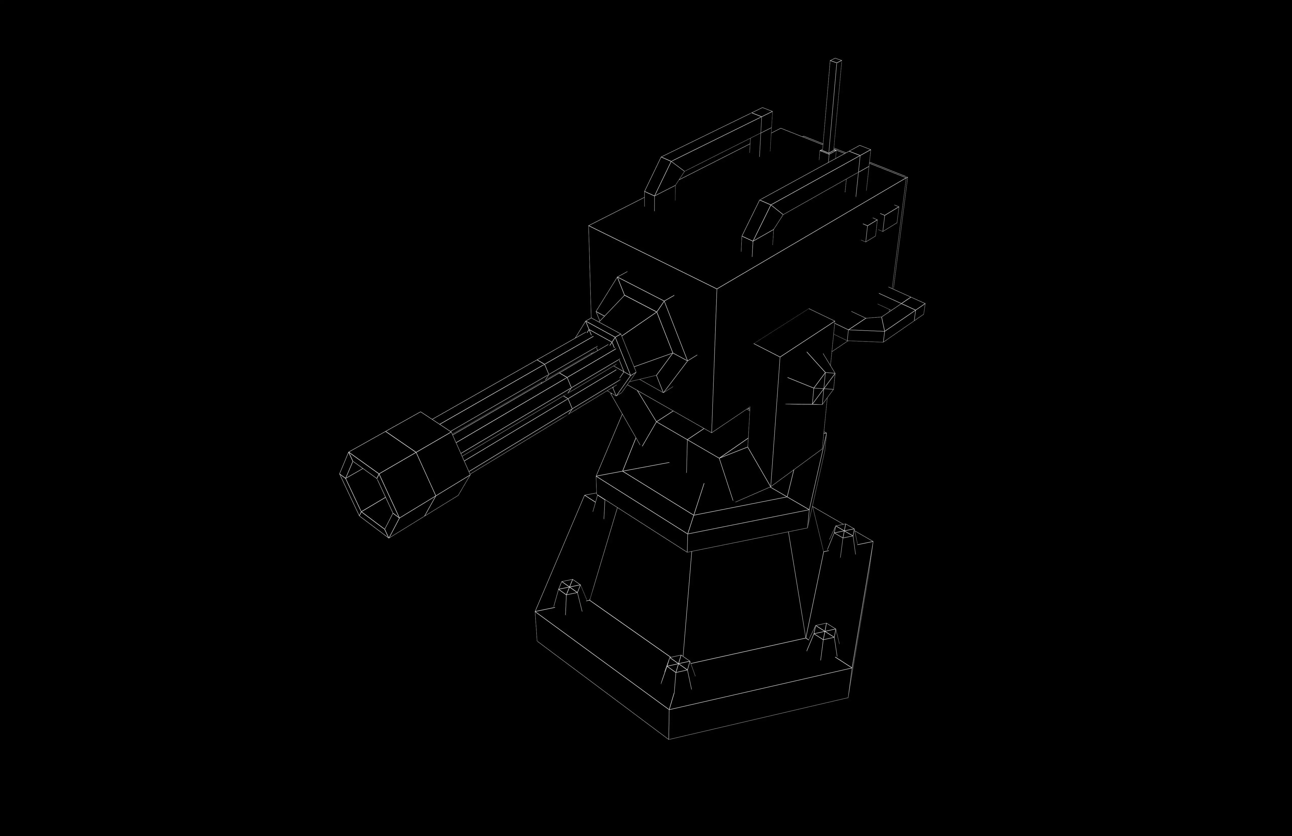 Tower Defence Mechanical v1 003 Low-poly 3D model_6