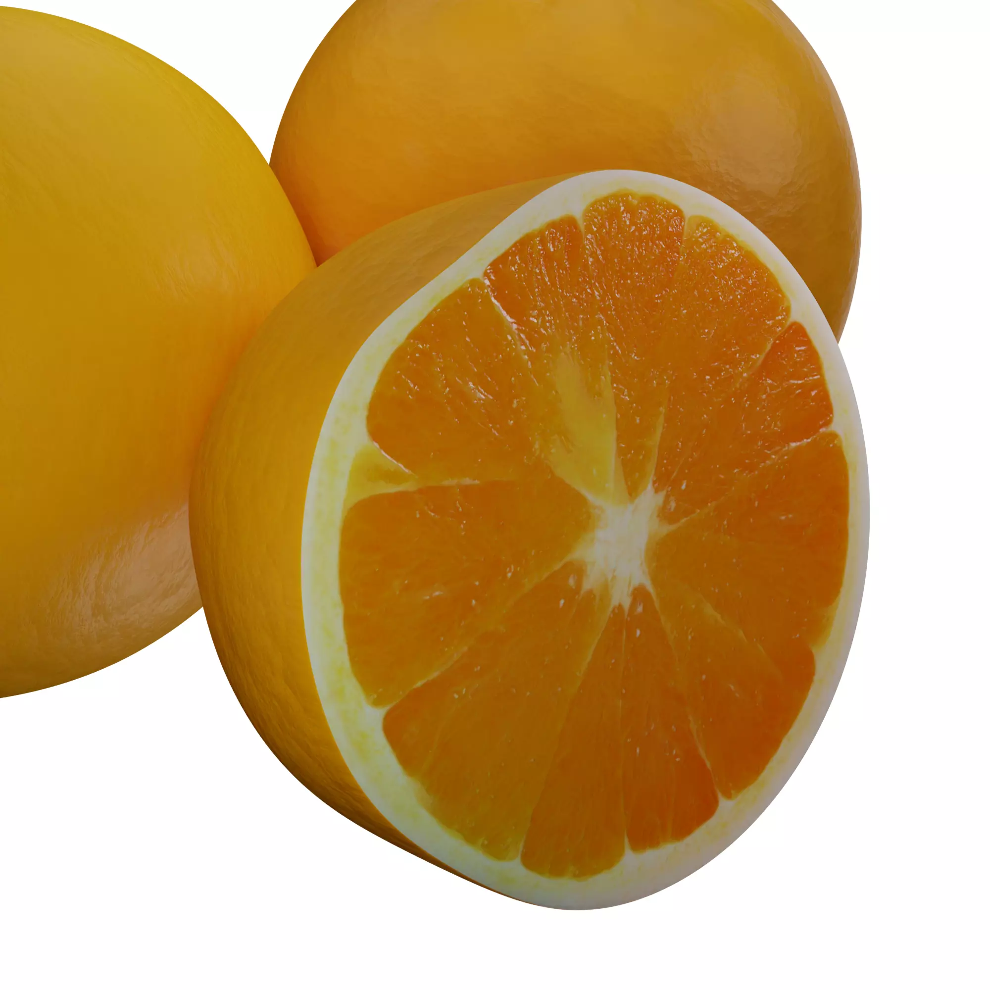 Oranges 3D model_2