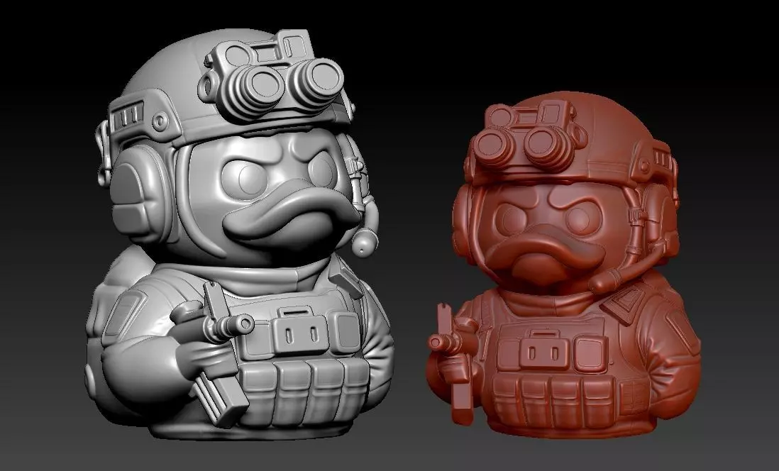 Rubber Duck - Special Operations Forces - 3D print 3D print model
