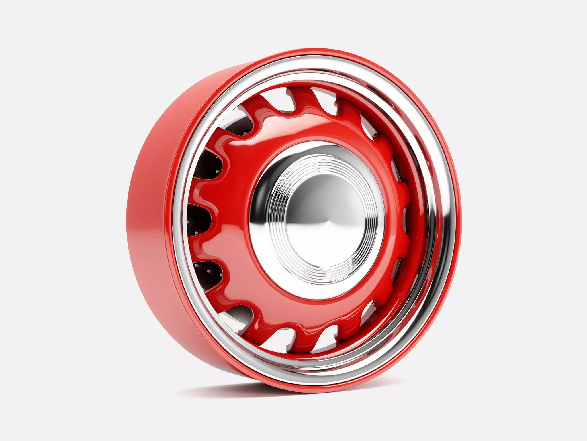 15x5 US Artillery 555 Wheel and Brake 3D print model_0