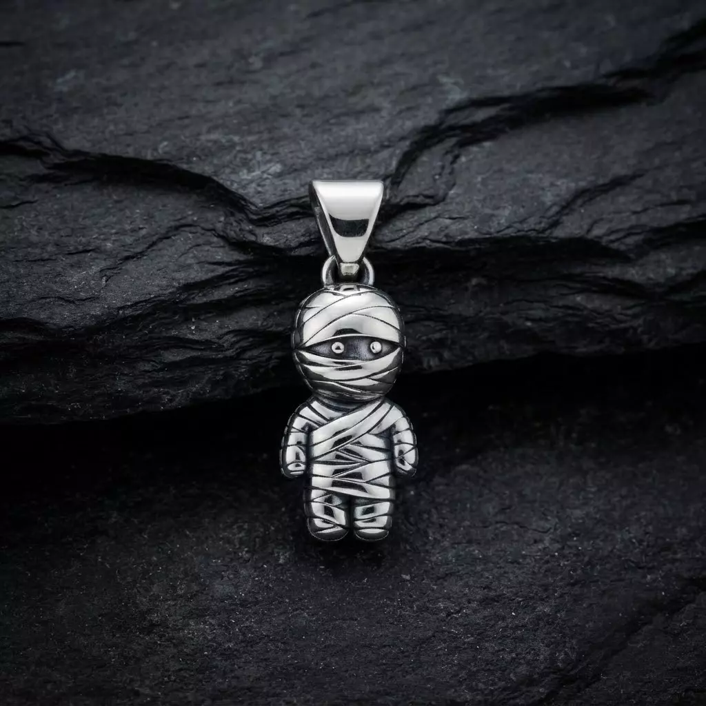 Halloween Mummy Pendant 3D print model