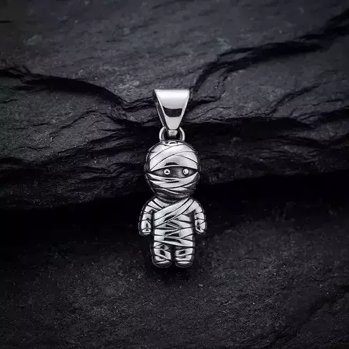 Halloween Mummy Pendant