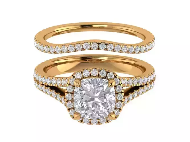 SQUARE CUSHION  Engagement Ring