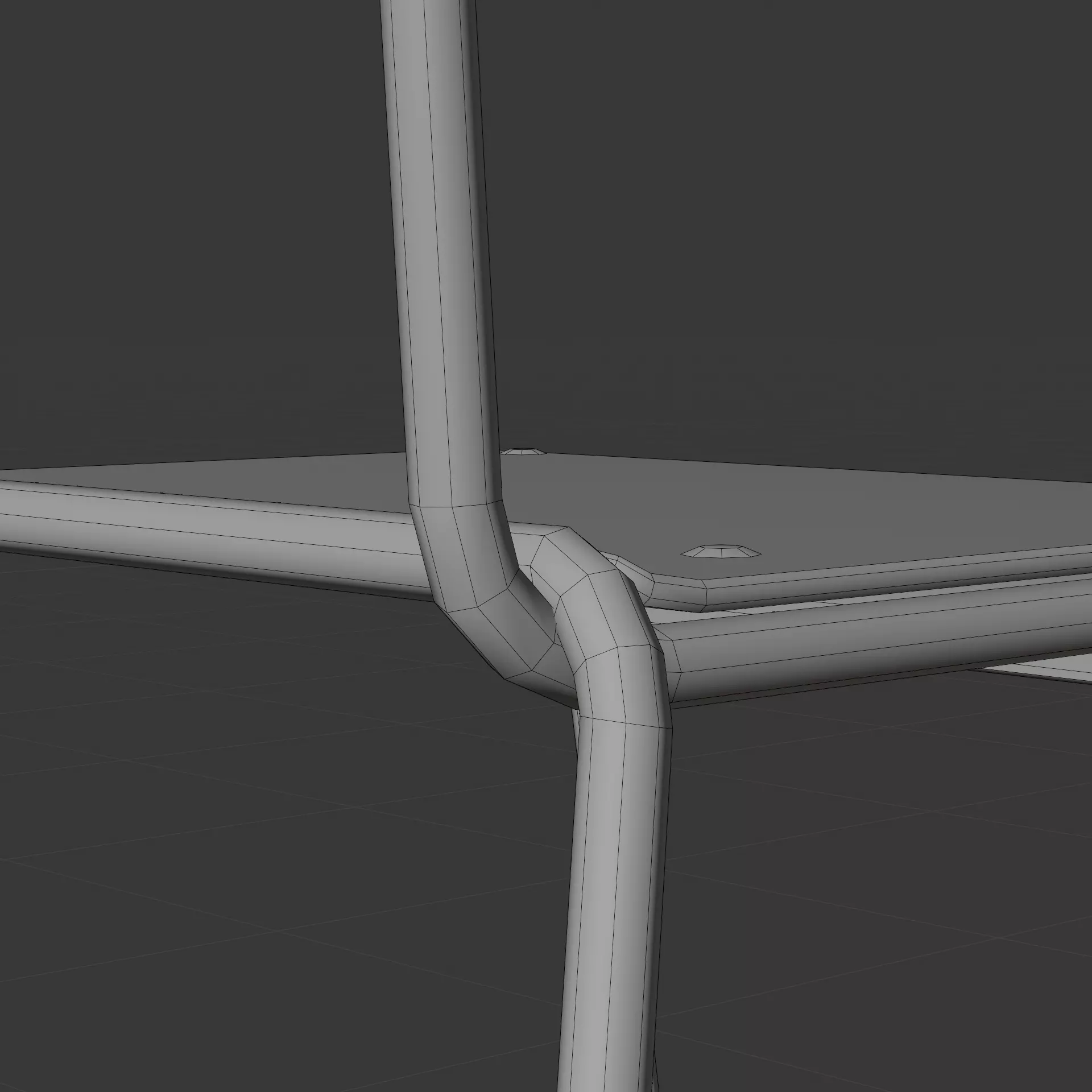 Simple Wooden Chair Free low-poly 3D model_5