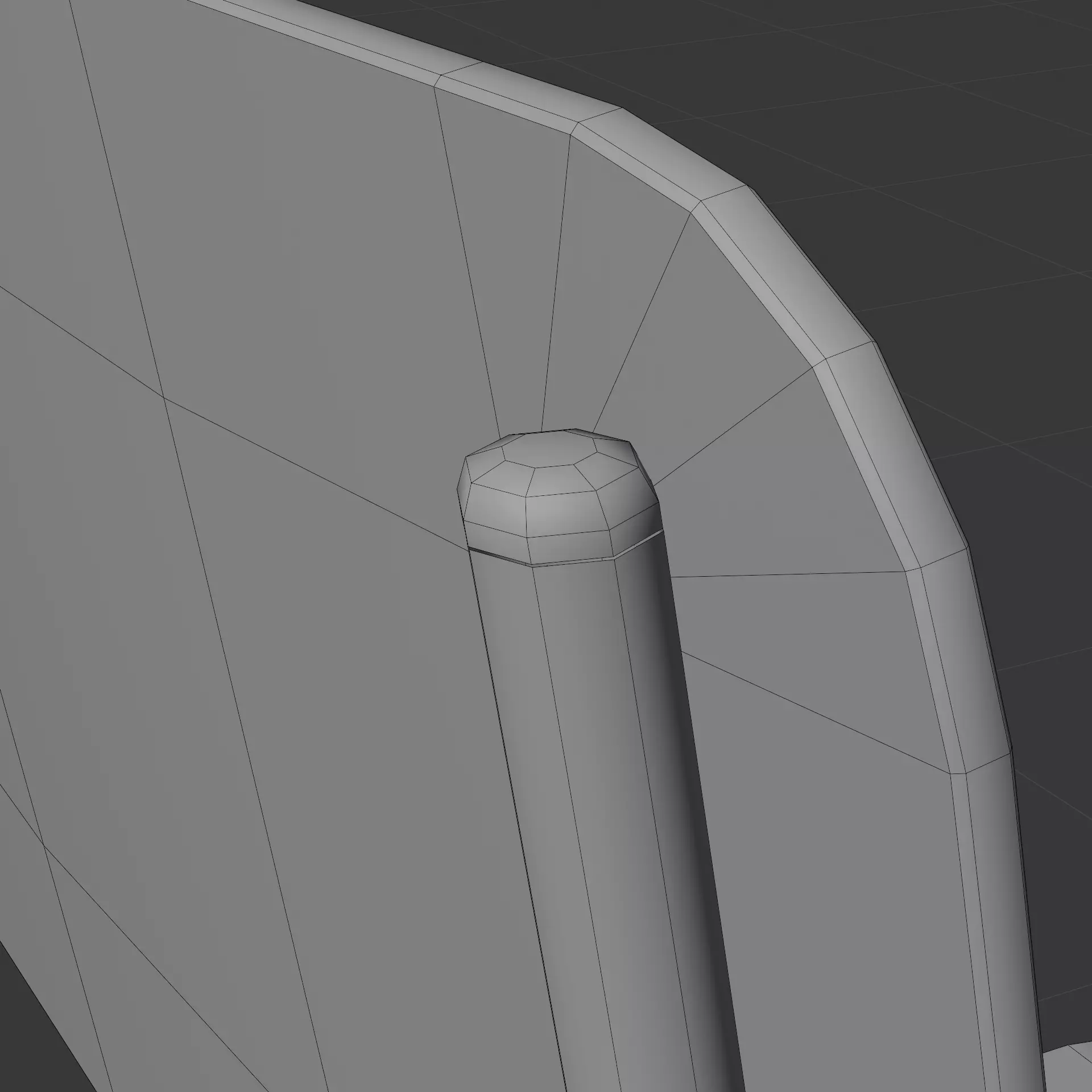 Simple Wooden Chair Free low-poly 3D model_4