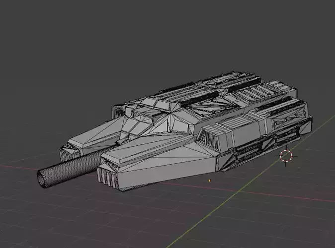 SciFi Hovertank DIY 3D Model for Space and Futuristic Projects Low-poly 3D model SciFi Hovertank DIY 3D Model for Space and Futuristic Projects Low-poly 3D model