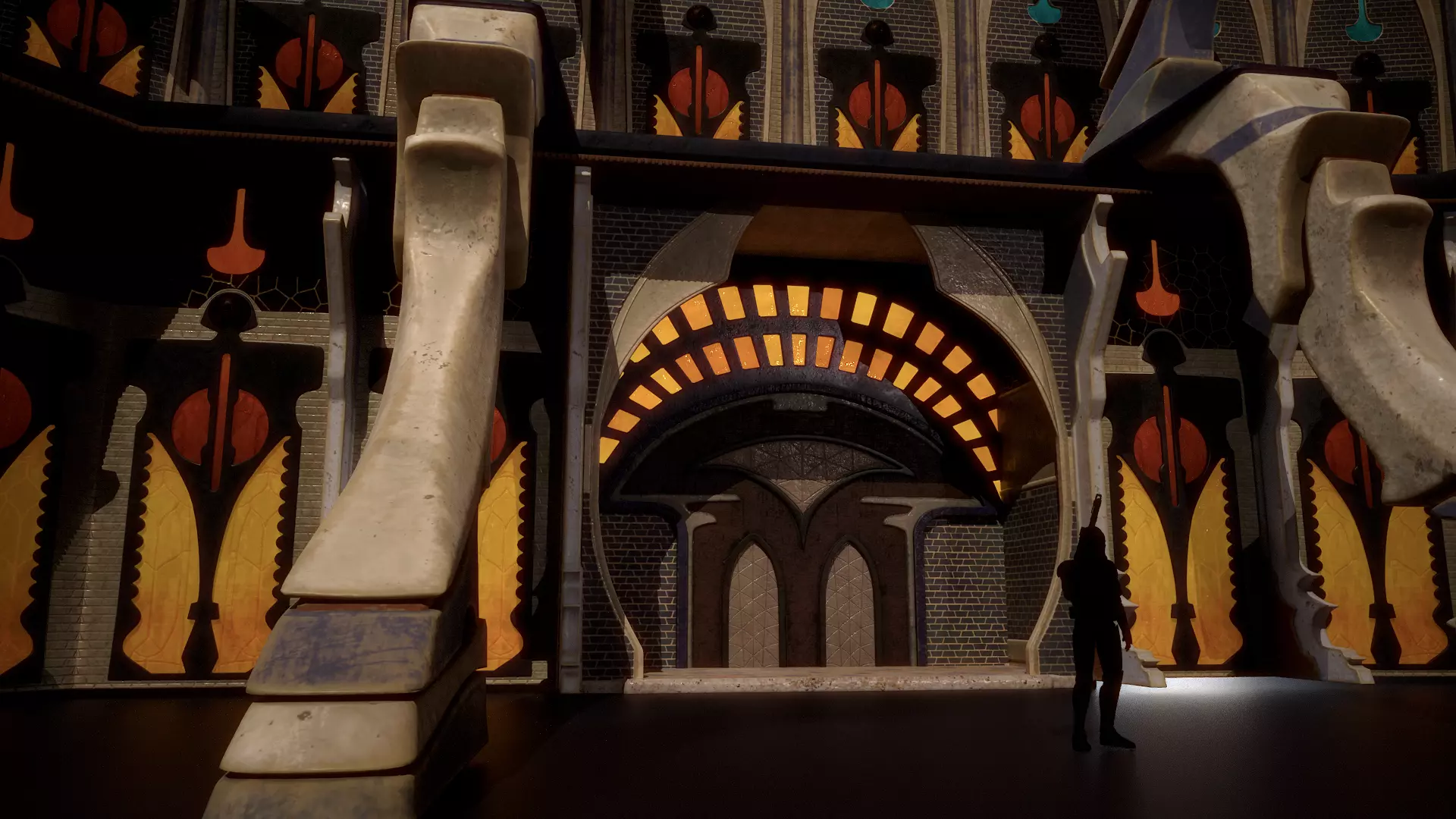 Building 3 Low-poly 3D model_6