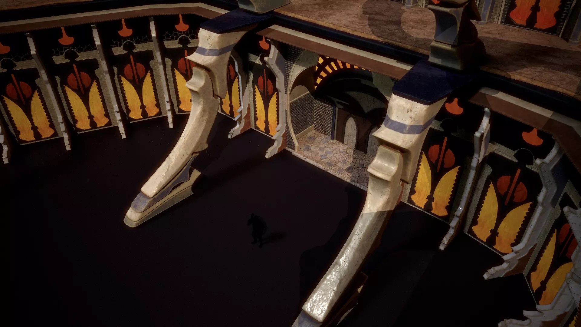 Building 3 Low-poly 3D model_7