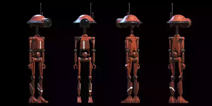 Pit Droid Star Wars 3D model Pit Droid Star Wars 3D model