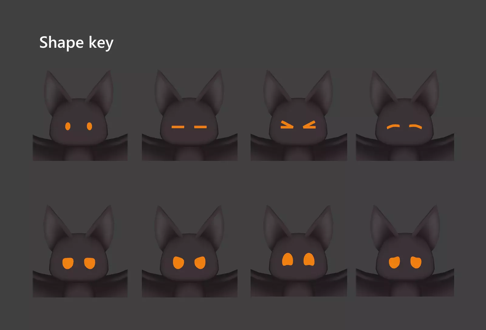 Cute Halloween Character Pack Low-poly 3D model_7