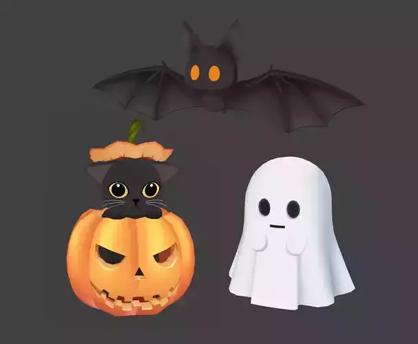 Cute Halloween Character Pack
