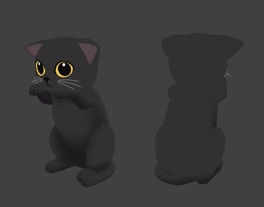 Cute Halloween Character Pack Low-poly 3D model_11