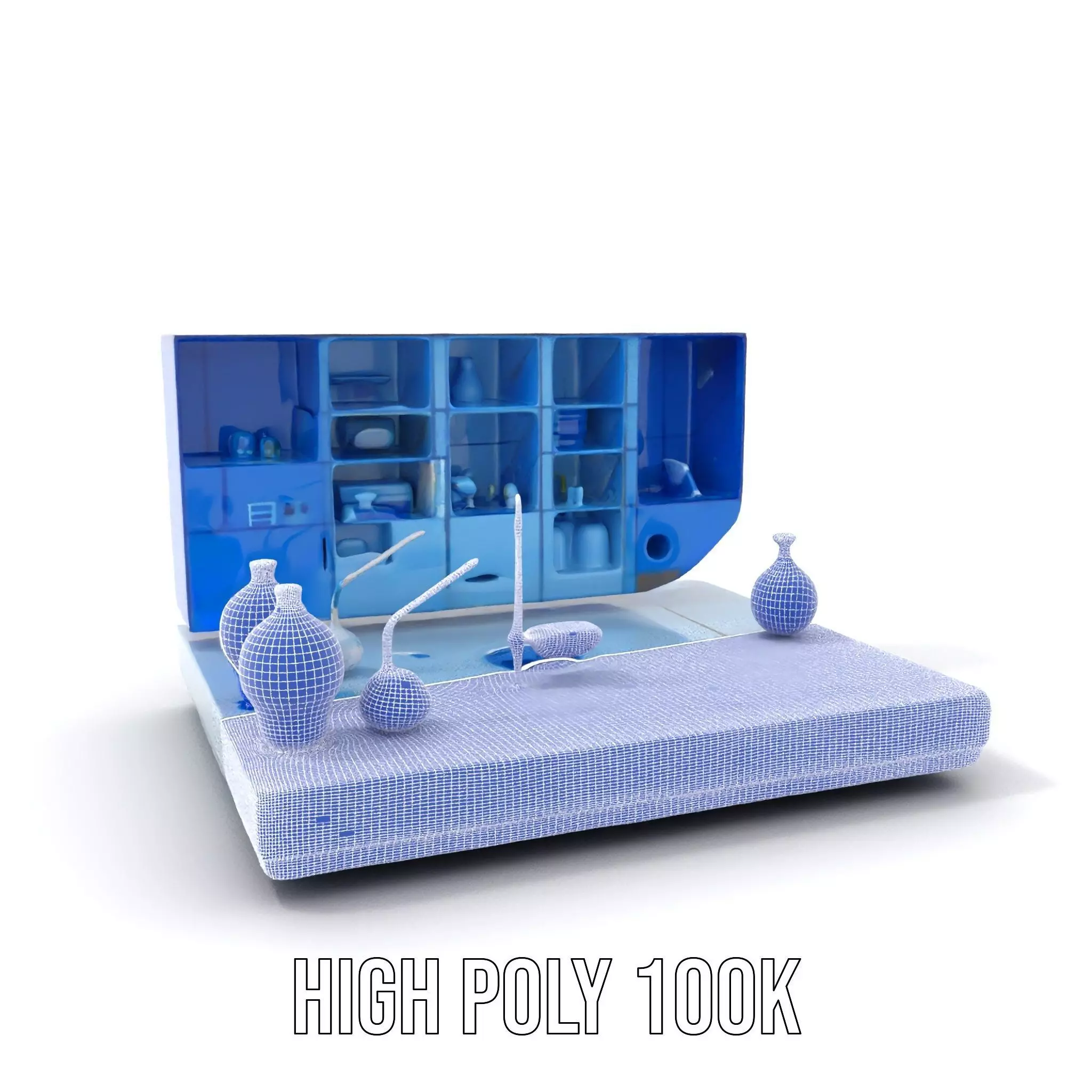 Scientific Laboratory Glassware model pack Low-poly 3D model_5