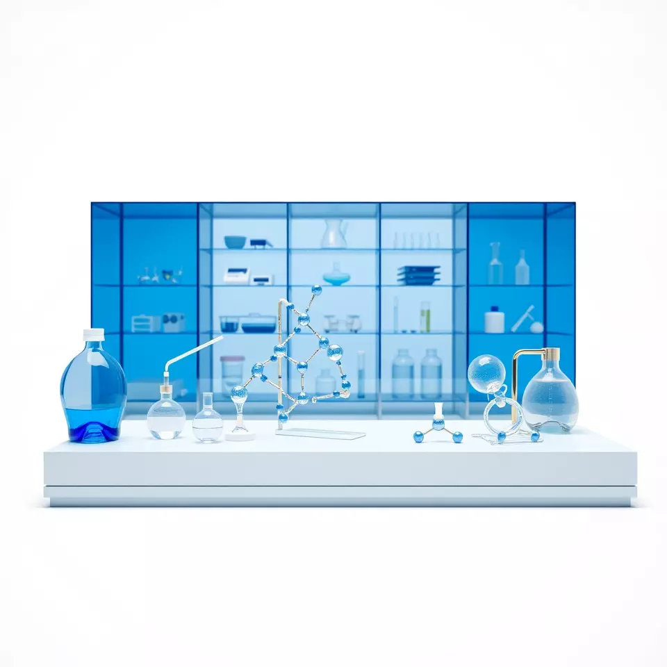 Scientific Laboratory Glassware model pack Low-poly 3D model_3