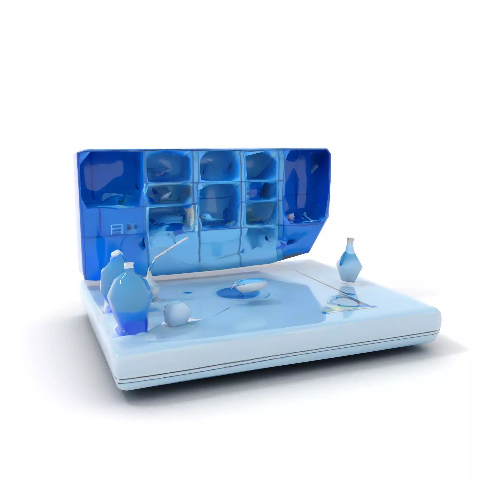 Scientific Laboratory Glassware model pack Low-poly 3D model_13