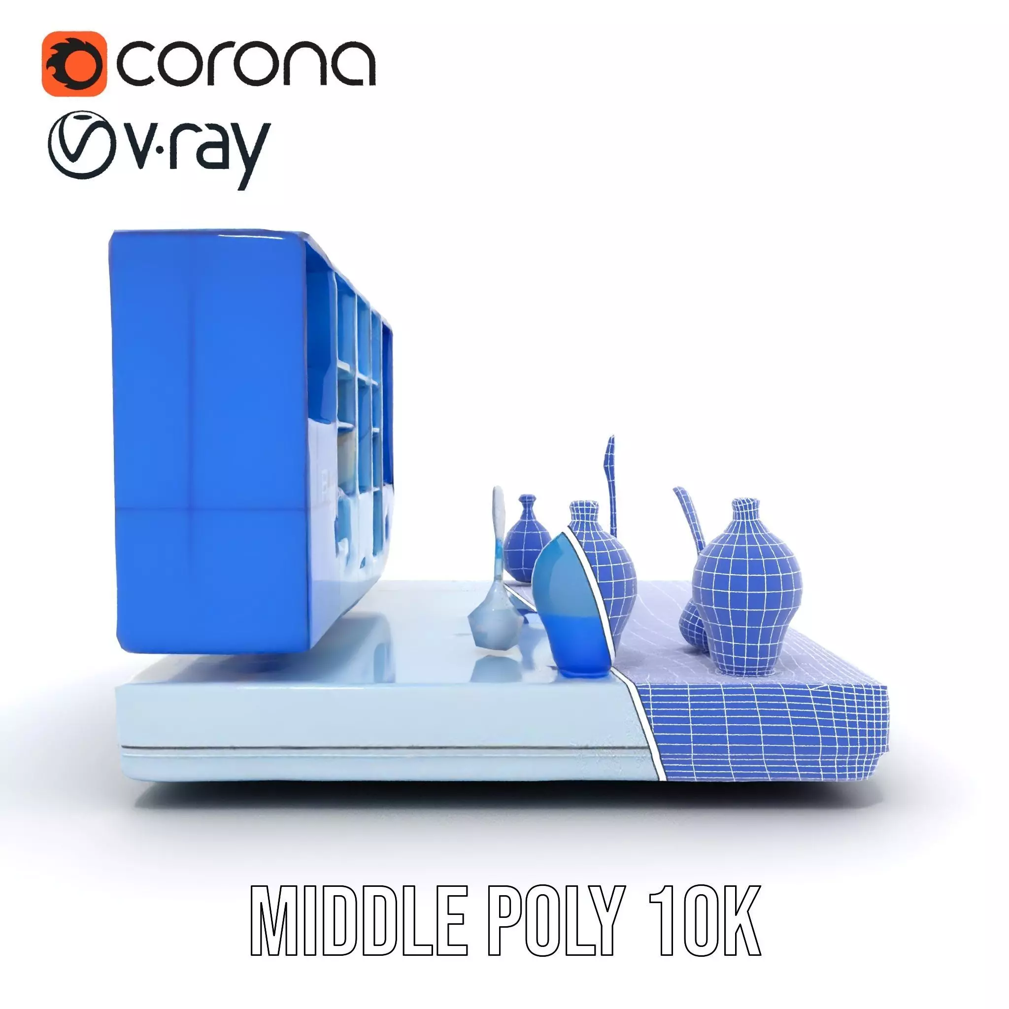 Scientific Laboratory Glassware model pack Low-poly 3D model_25