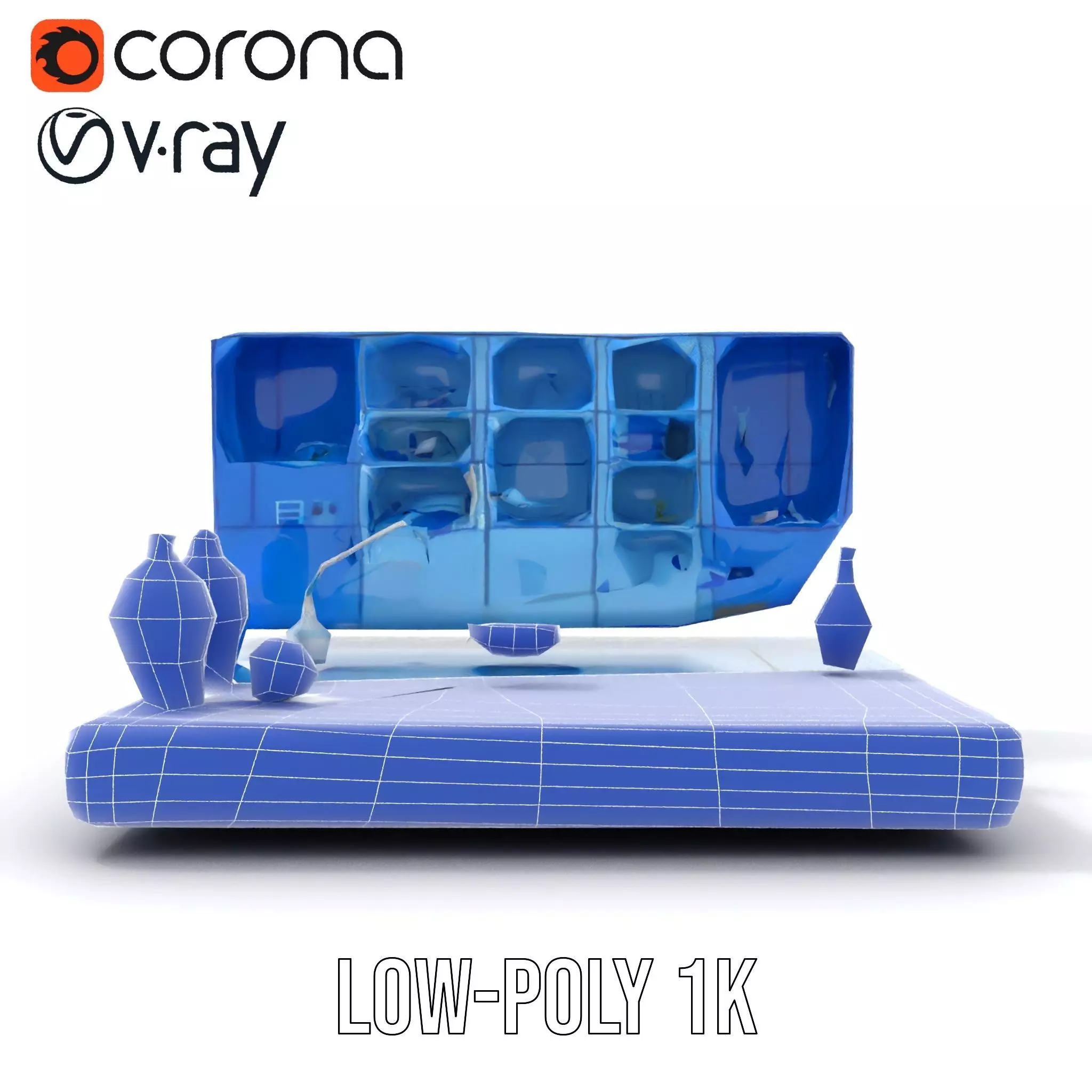 Scientific Laboratory Glassware model pack Low-poly 3D model_32