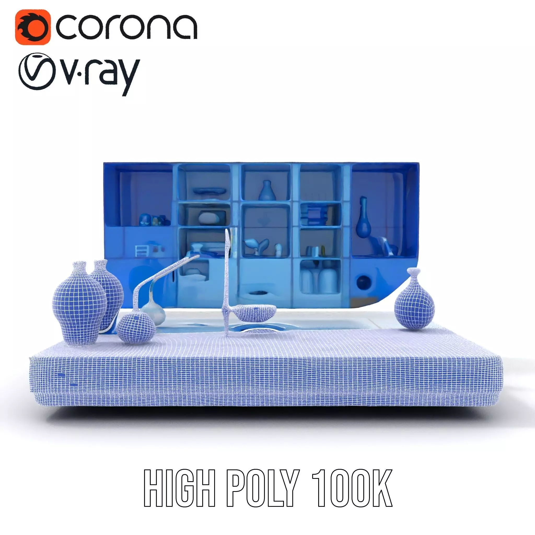 Scientific Laboratory Glassware model pack Low-poly 3D model_30