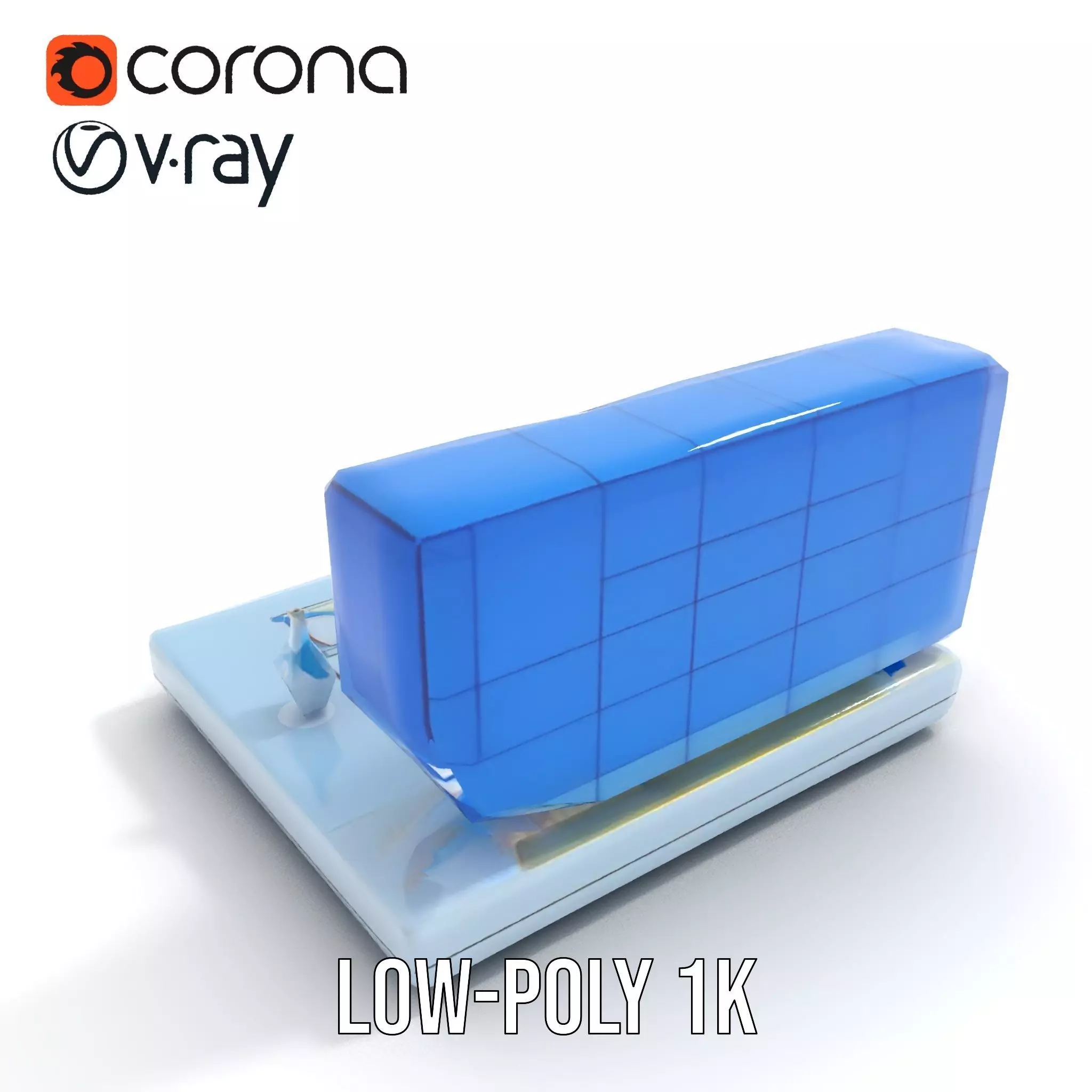 Scientific Laboratory Glassware model pack Low-poly 3D model_10