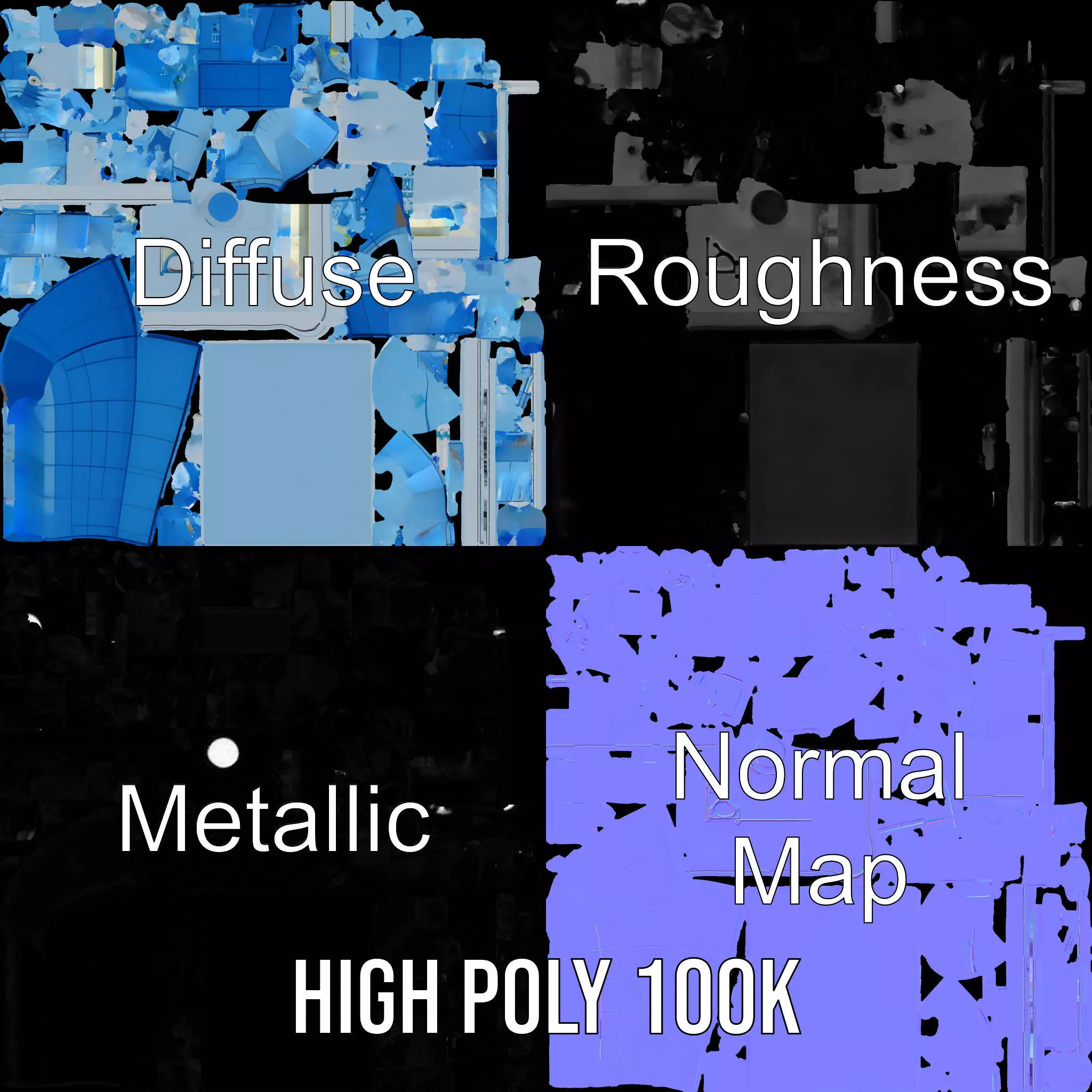 Scientific Laboratory Glassware model pack Low-poly 3D model_4