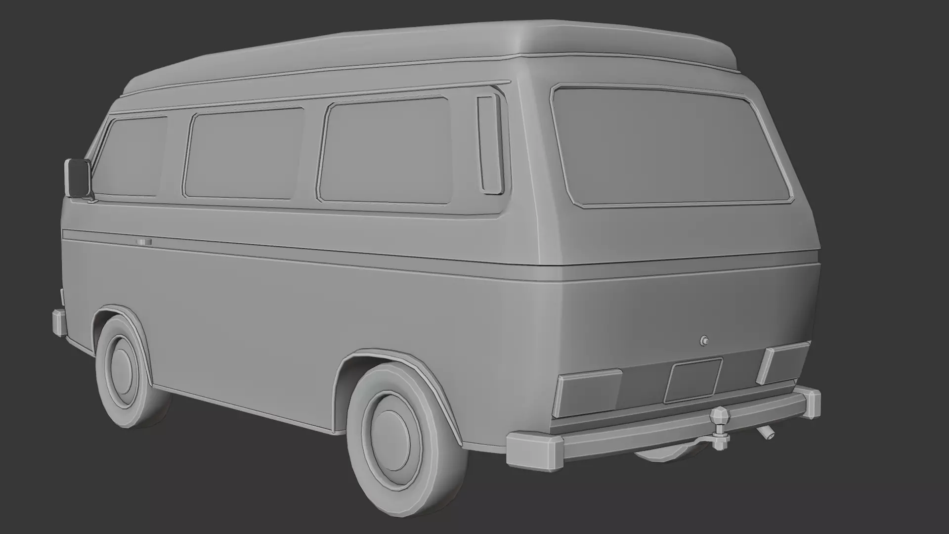 Volkswagen T3 3D print model_3