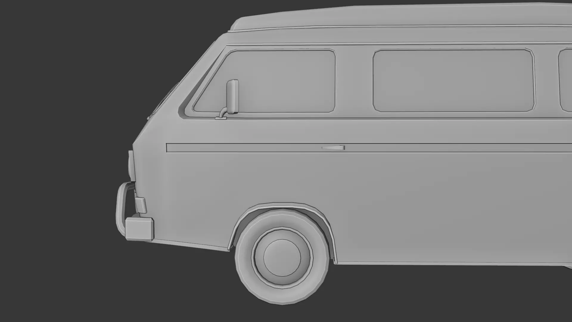 Volkswagen T3 3D print model_8