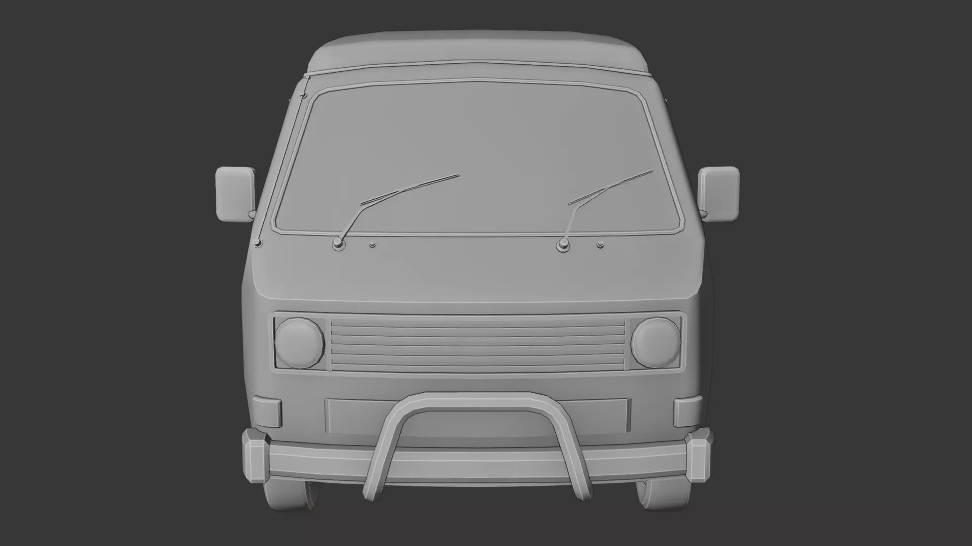 Volkswagen T3 3D print model_7