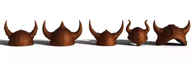 Warrior Helmet Set 3D model