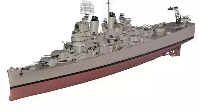 US NAVY 1940S HEAVY CRUISER
