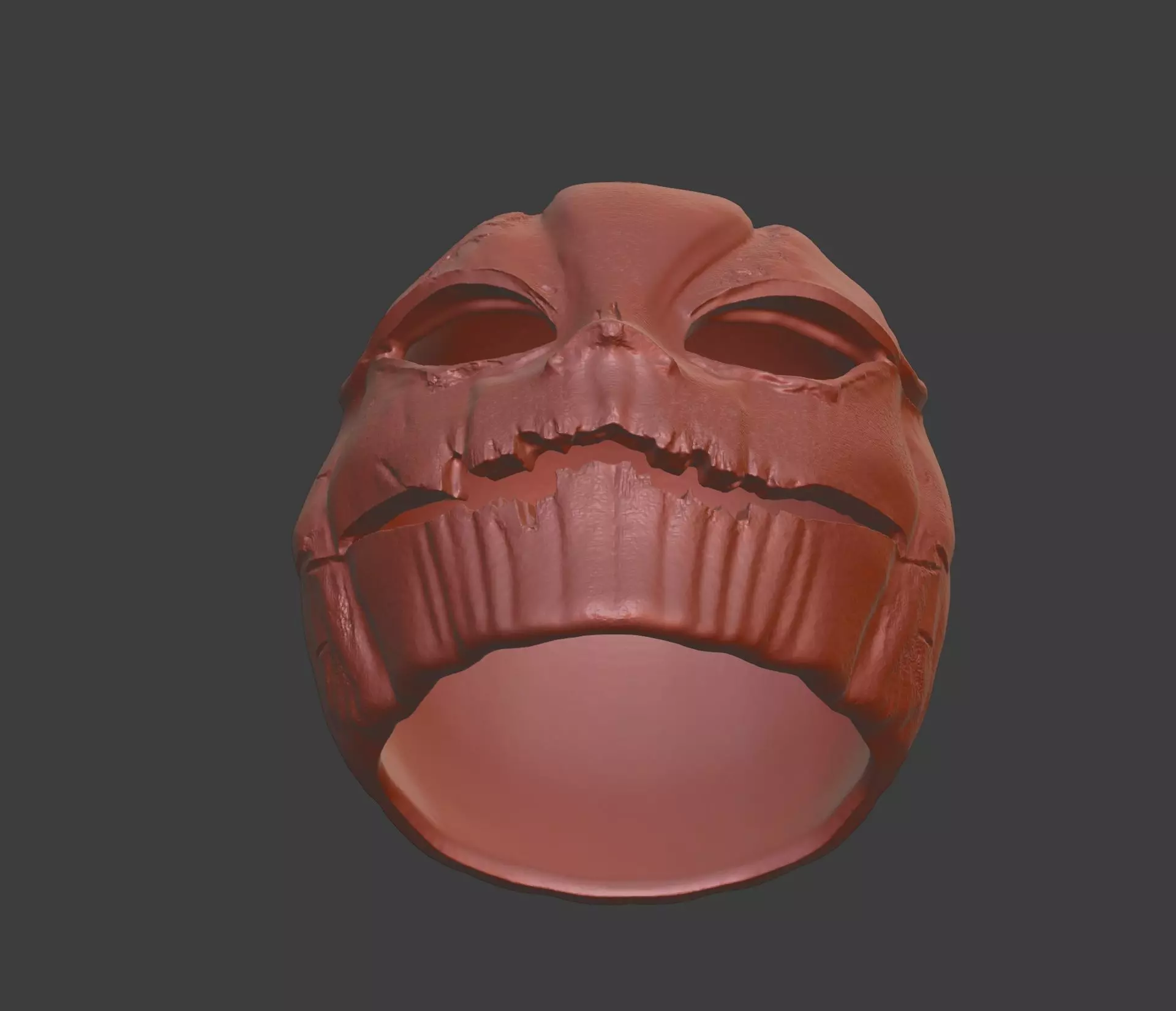 Scary Halloween Pumpkin Mask 3D print model_5